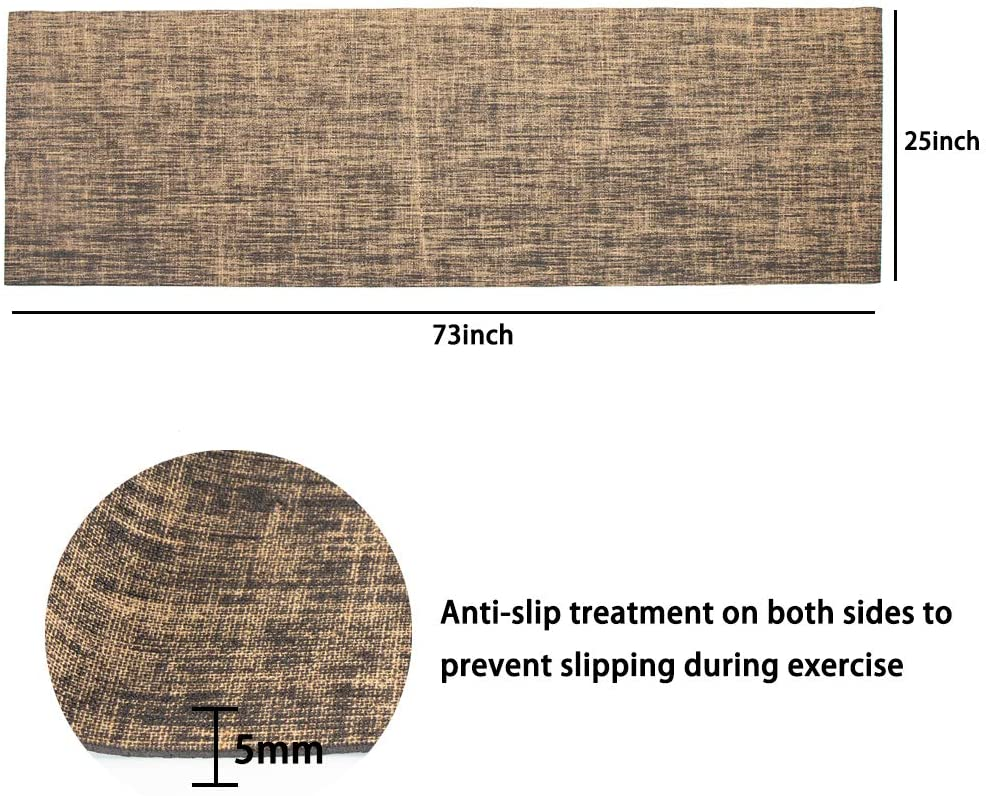 5mm Jute yoga mat